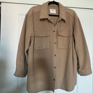 Old Navy tan shacket